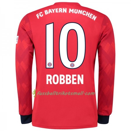 Günstige Fußballtrikots FC Bayern München Robben 10 2018-2019 Langarm Heimtrikot kaufen